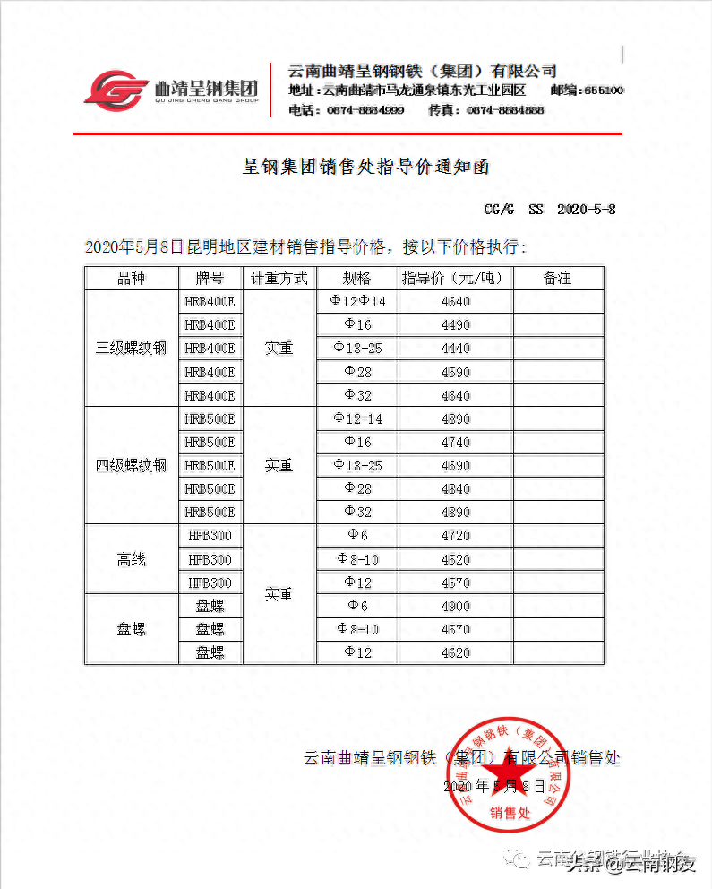 昆钢材价格零售价格_最新昆钢价格_今日昆钢钢材价格