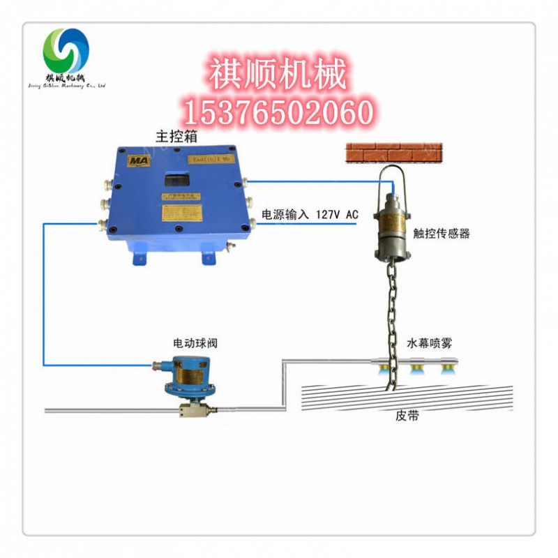 皮带转载触控洒水001